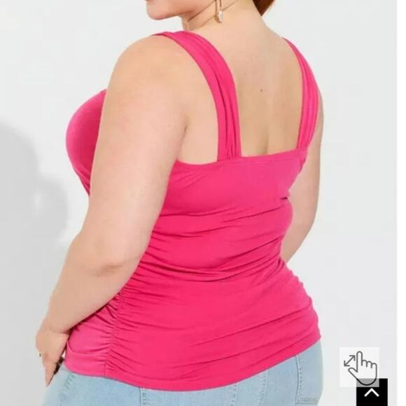 Torrid NWT - Studio Knit Sweetheart Twist Top - Size 1X - Picture 3 of 4